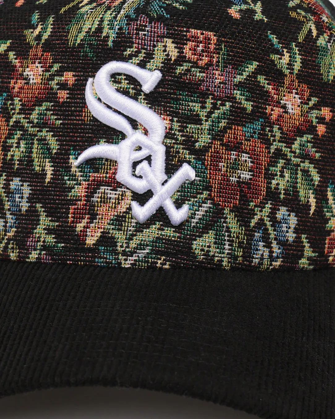 New Era Chicago White Sox 'Black Corduroy Floral Tapestry' 9FORTY A-Frame Snapback Tapestry/Black sold by Culture Kings product image thumbnail 2