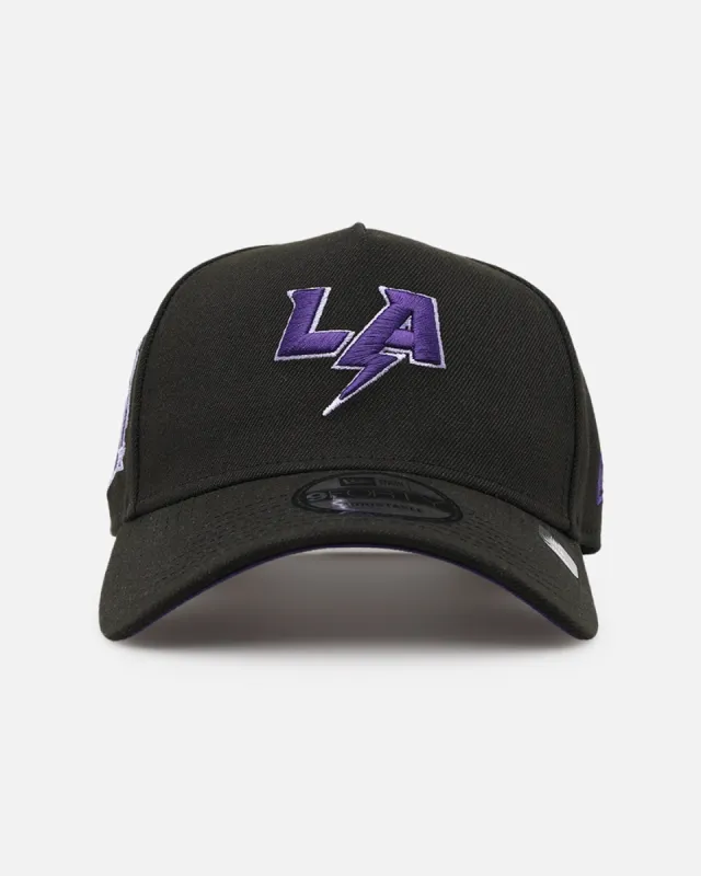 New Era Los Angeles Chargers 'Purple Haze' 9FORTY A-Frame Snapback Black/Purple sold by Culture Kings