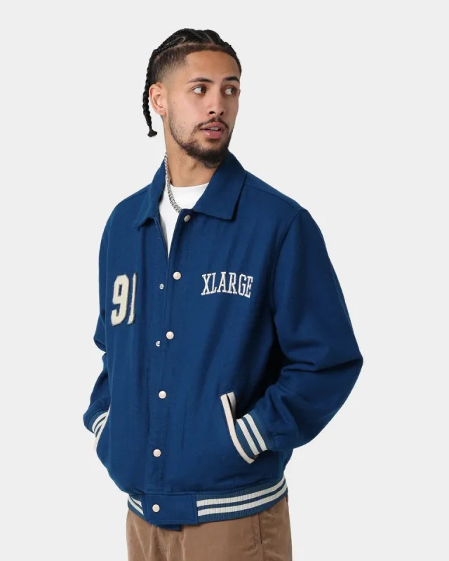 XLARGE Varsity Club Jacket Navy sold by Culture Kings
