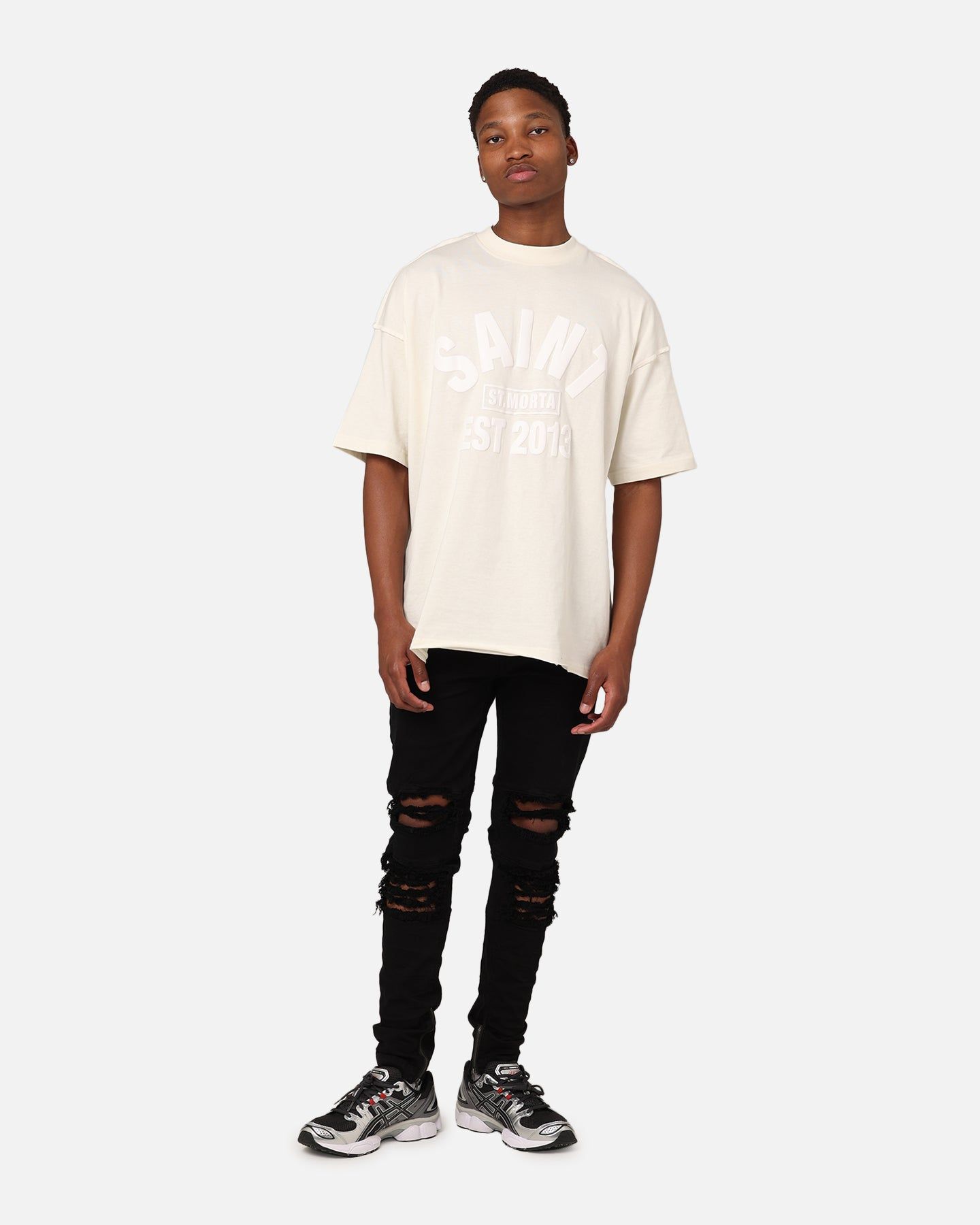 Saint Morta St Morta Boxy T-Shirt Off White sold by Culture Kings product image thumbnail 2