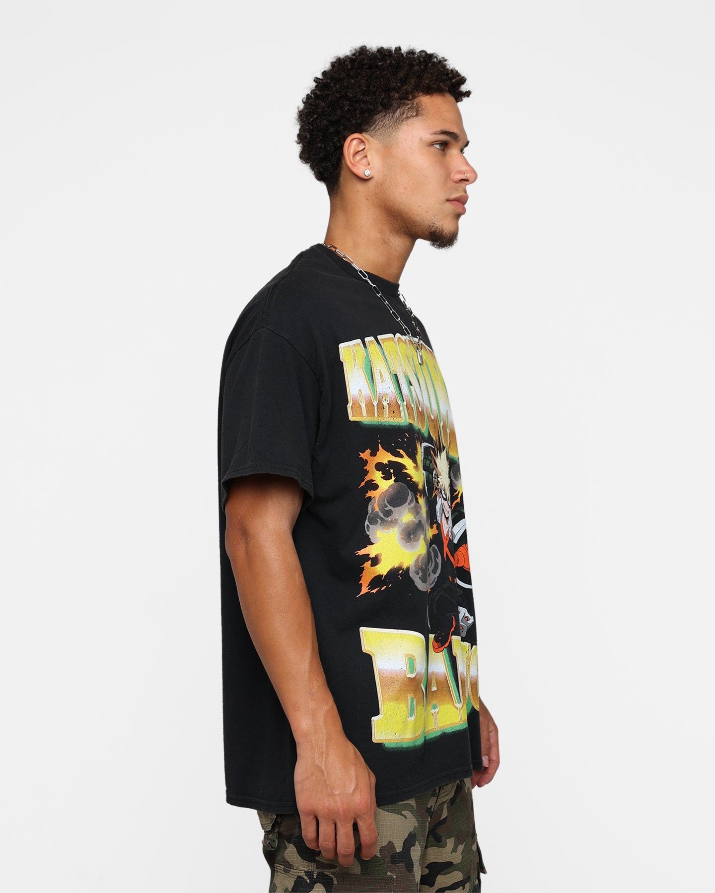 Goat Crew X My Hero Academia Bakugo Vintage T-Shirt Black Wash sold by Culture Kings product image thumbnail 5