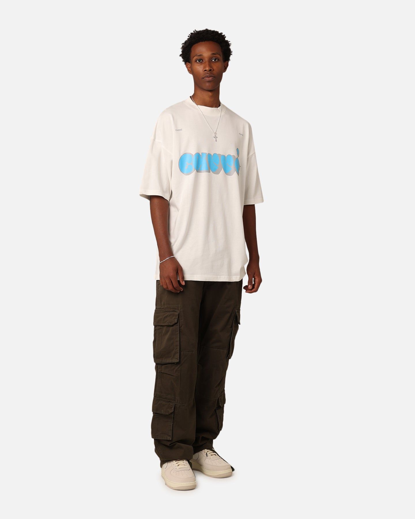 Carre Experienced Mock Oversized T-Shirt Off White sold by Culture Kings product image thumbnail 3