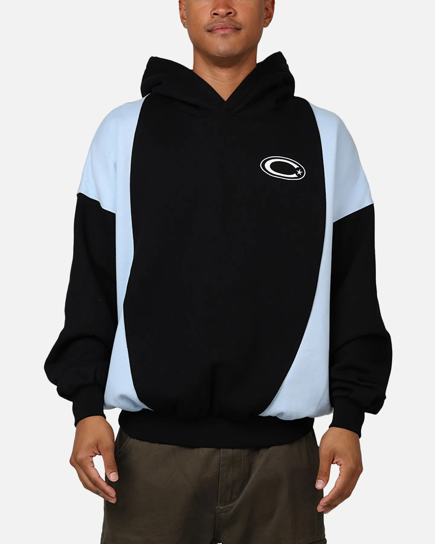 Carre C-Star Panel Oversized Hoodie Black/Blue/White sold by Culture Kings