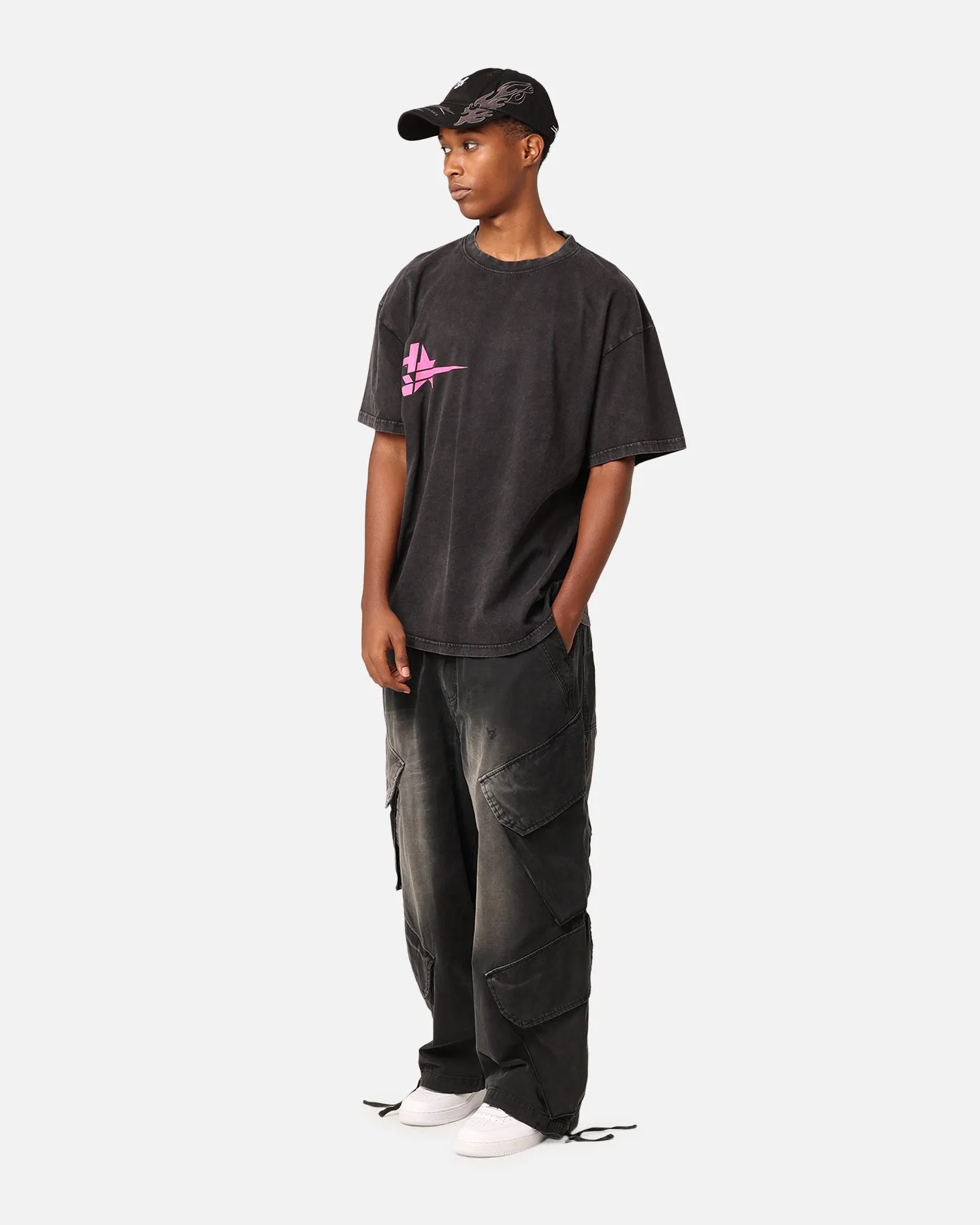 The Anti Order Astar T-Shirt Black Acid Wash sold by Culture Kings product image thumbnail 2