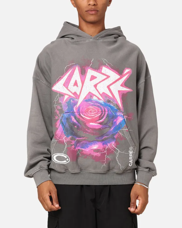 Carre Love Rose Oversized Hoodie Washed Charcoal sold by Culture Kings