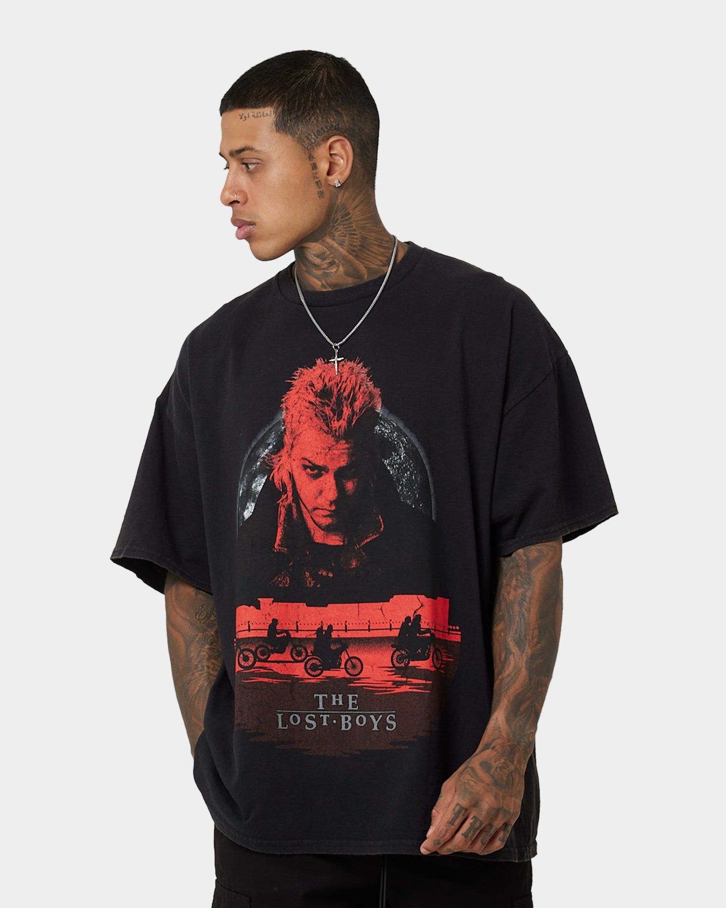 American Thrift X Lost Boys Moon Vintage T-Shirt Washed Black sold by Culture Kings