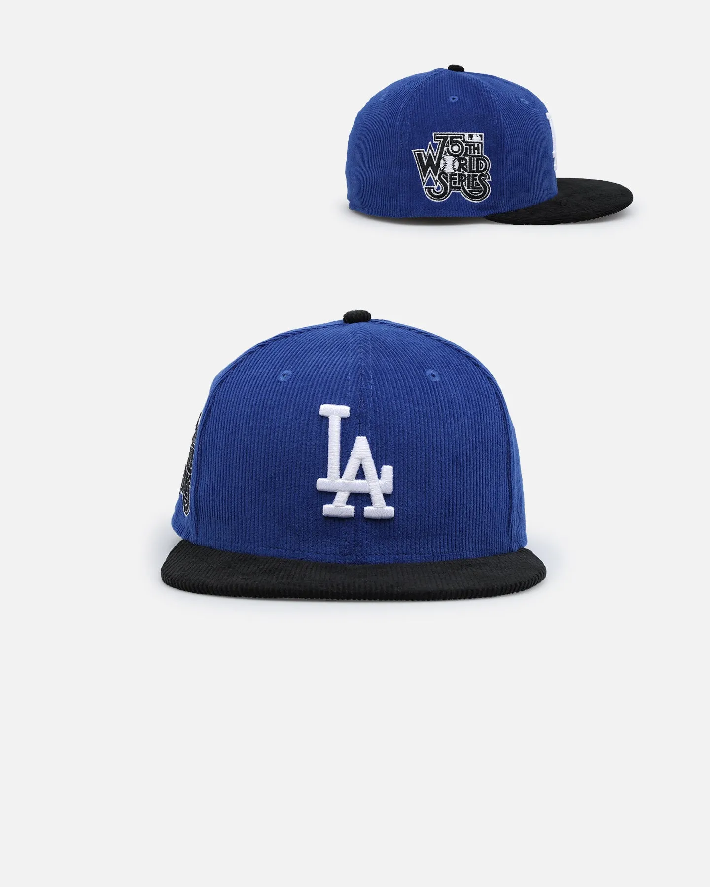 New Era Los Angeles Dodgers '2-Tone Corduroy' 59FIFTY Fitted Royal/Black sold by Culture Kings