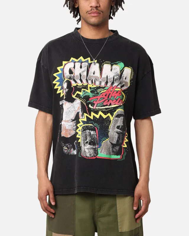 UFC By Culture Kings Alex Pereira Chama Vintage T-Shirt Black Acidwash sold by Culture Kings