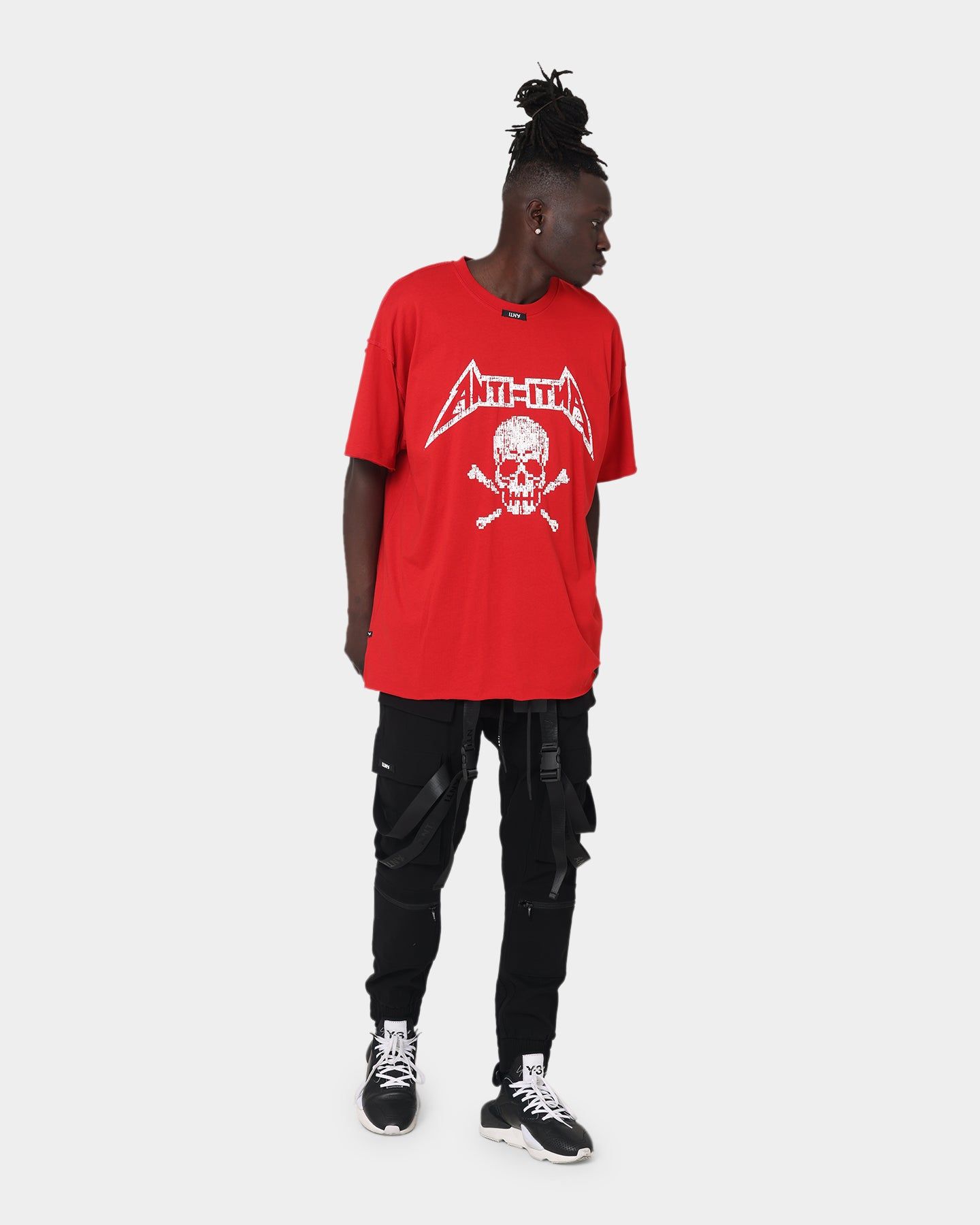 The Anti Order Death Metal Oversized T-Shirt Red/White sold by Culture Kings product image thumbnail 2