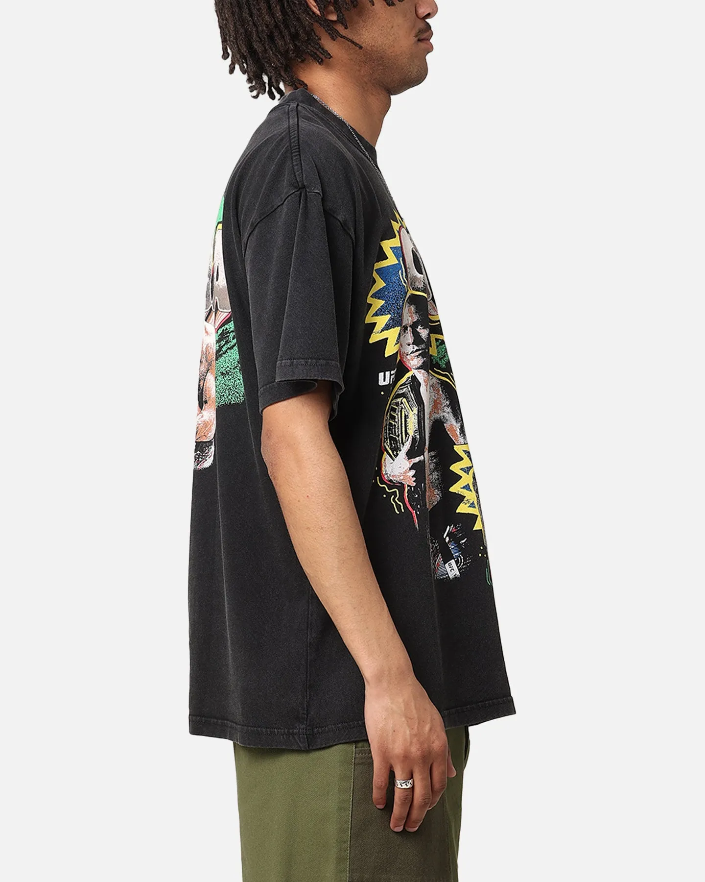 UFC By Culture Kings Alex Pereira Chama Vintage T-Shirt Black Acidwash sold by Culture Kings product image thumbnail 5