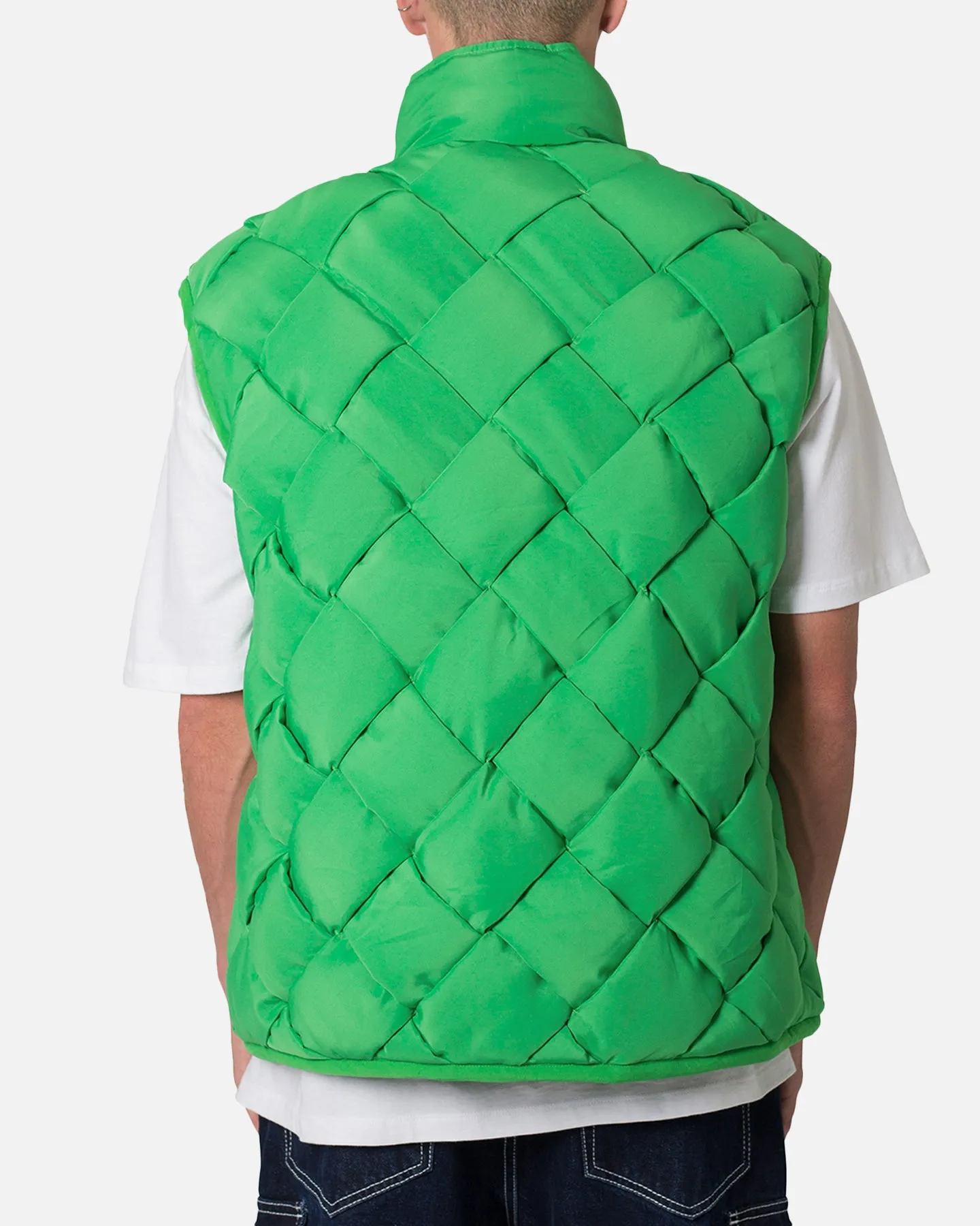 MNML Woven Puffer Vest Green sold by Culture Kings product image thumbnail 4