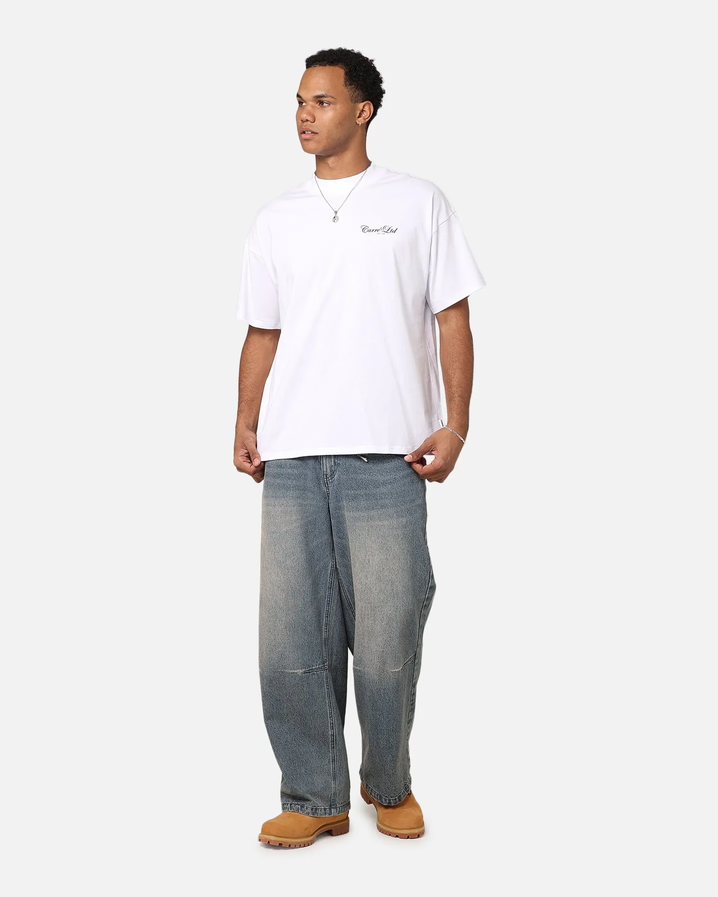 Carre Side Script Oversized T-Shirt White sold by Culture Kings product image thumbnail 4