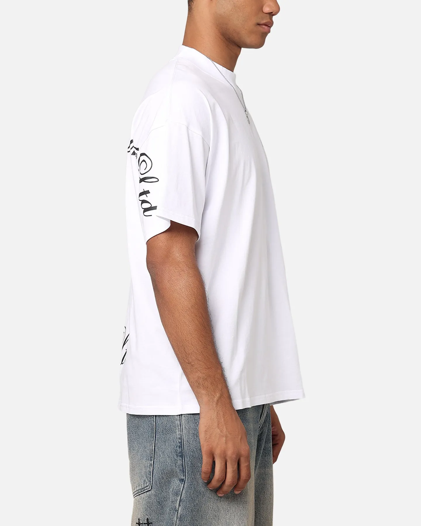Carre Side Script Oversized T-Shirt White sold by Culture Kings product image thumbnail 5
