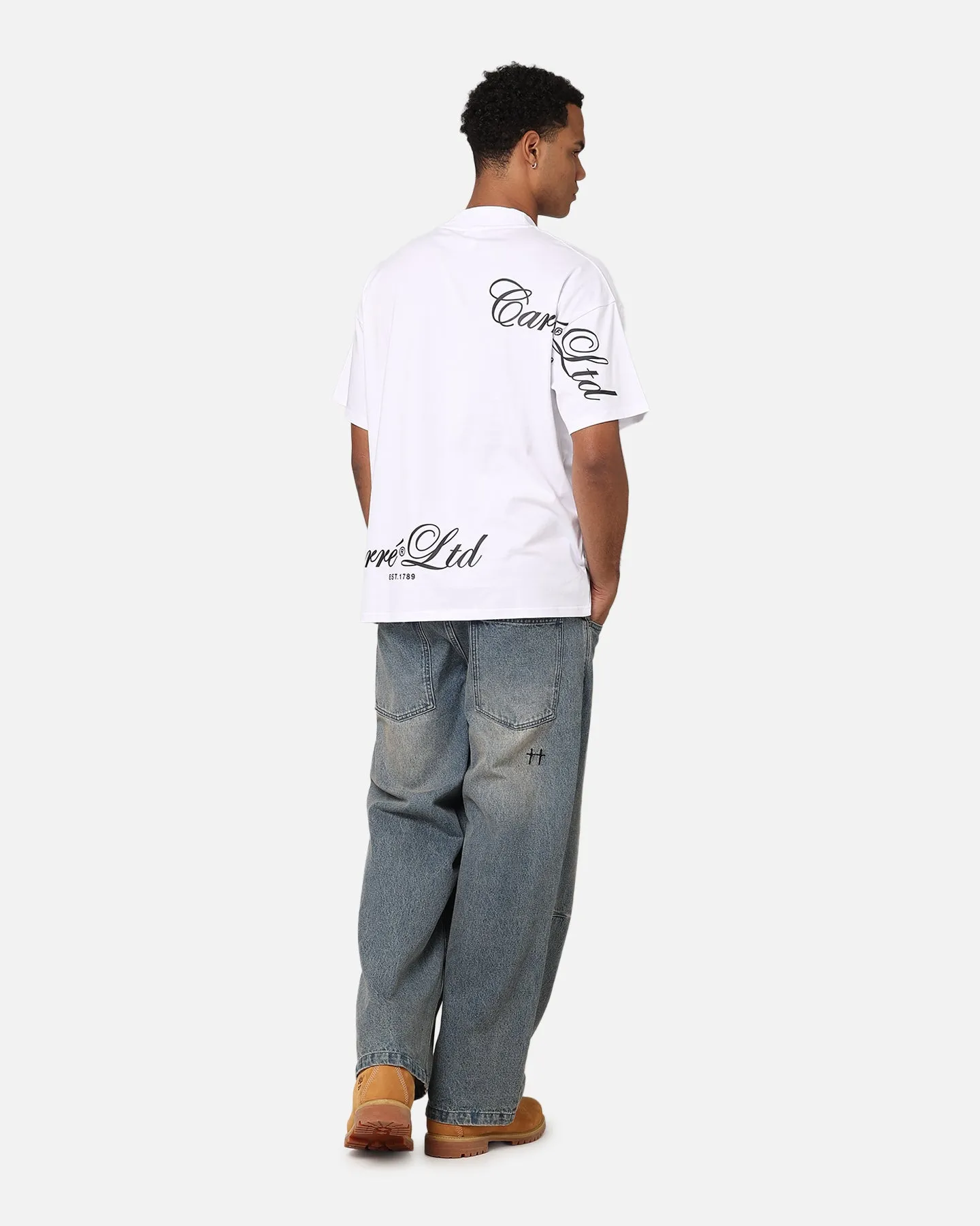 Carre Side Script Oversized T-Shirt White sold by Culture Kings product image thumbnail 3