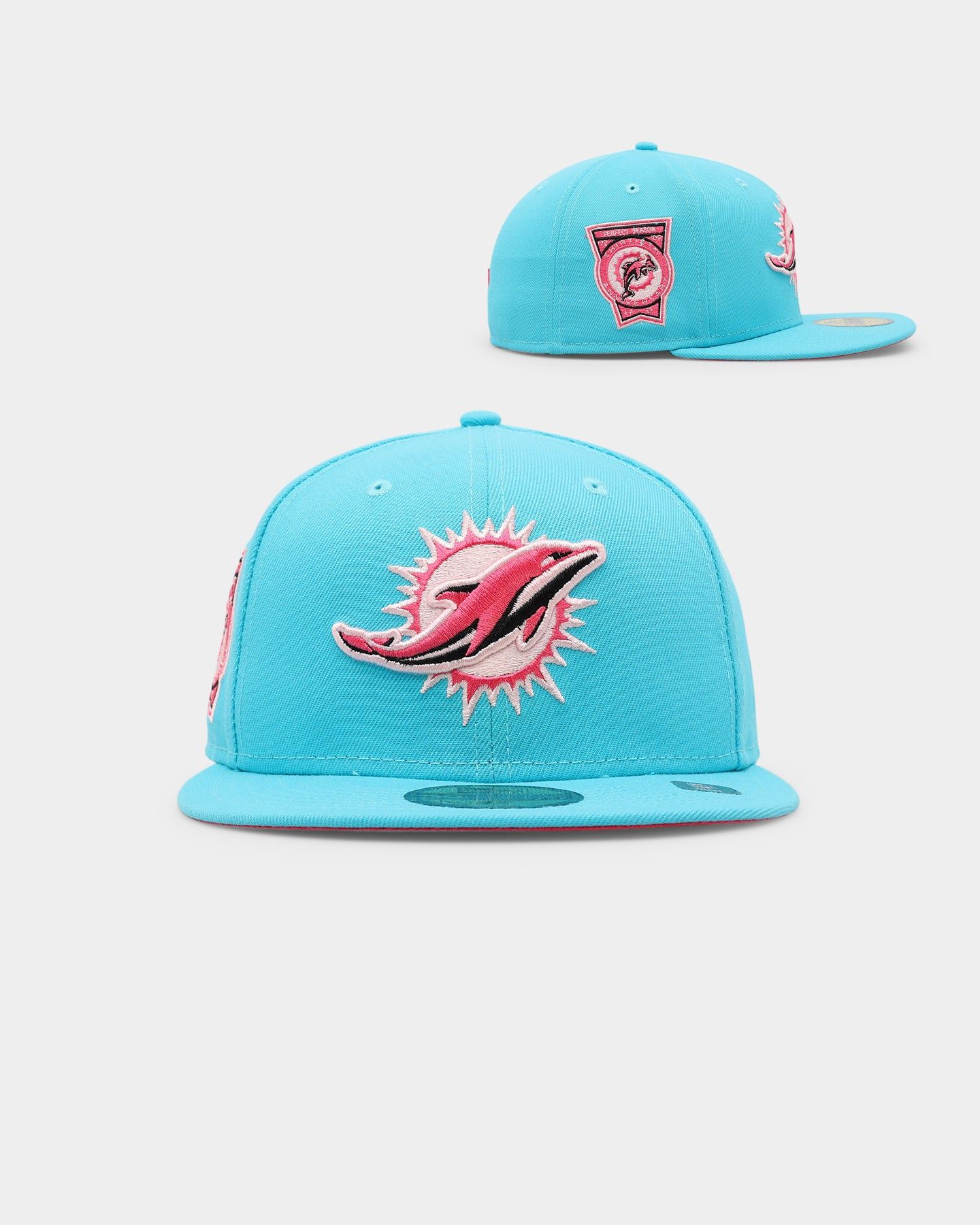 New Era Miami Dolphins 'Neon Vice' 59FIFTY Fitted Neon Blue sold by Culture Kings