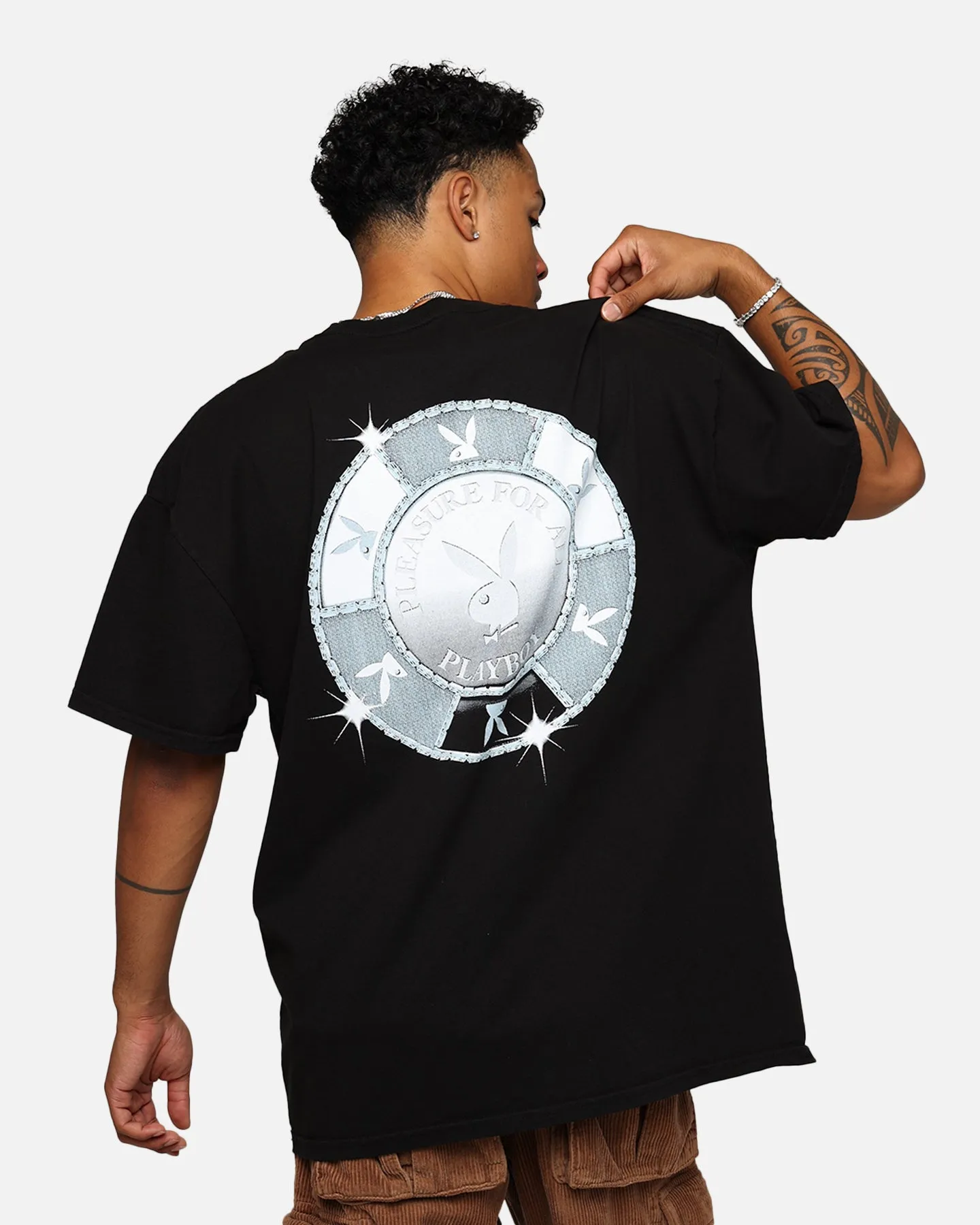 Playboy By Culture Kings Players Lounge T-Shirt Black sold by Culture Kings