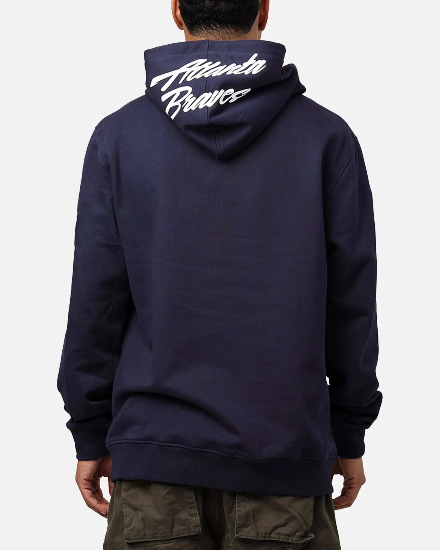 Pro Standard Atlanta Braves Fast Lane Hoodie Midnight Navy sold by Culture Kings product image thumbnail 2