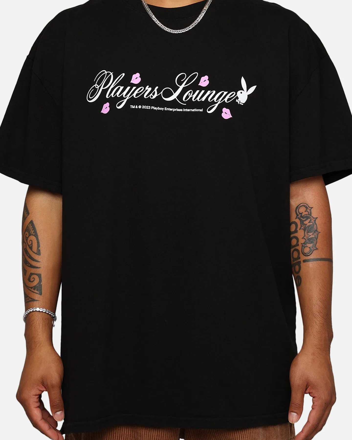 Playboy By Culture Kings Players Lounge T-Shirt Black sold by Culture Kings product image thumbnail 4