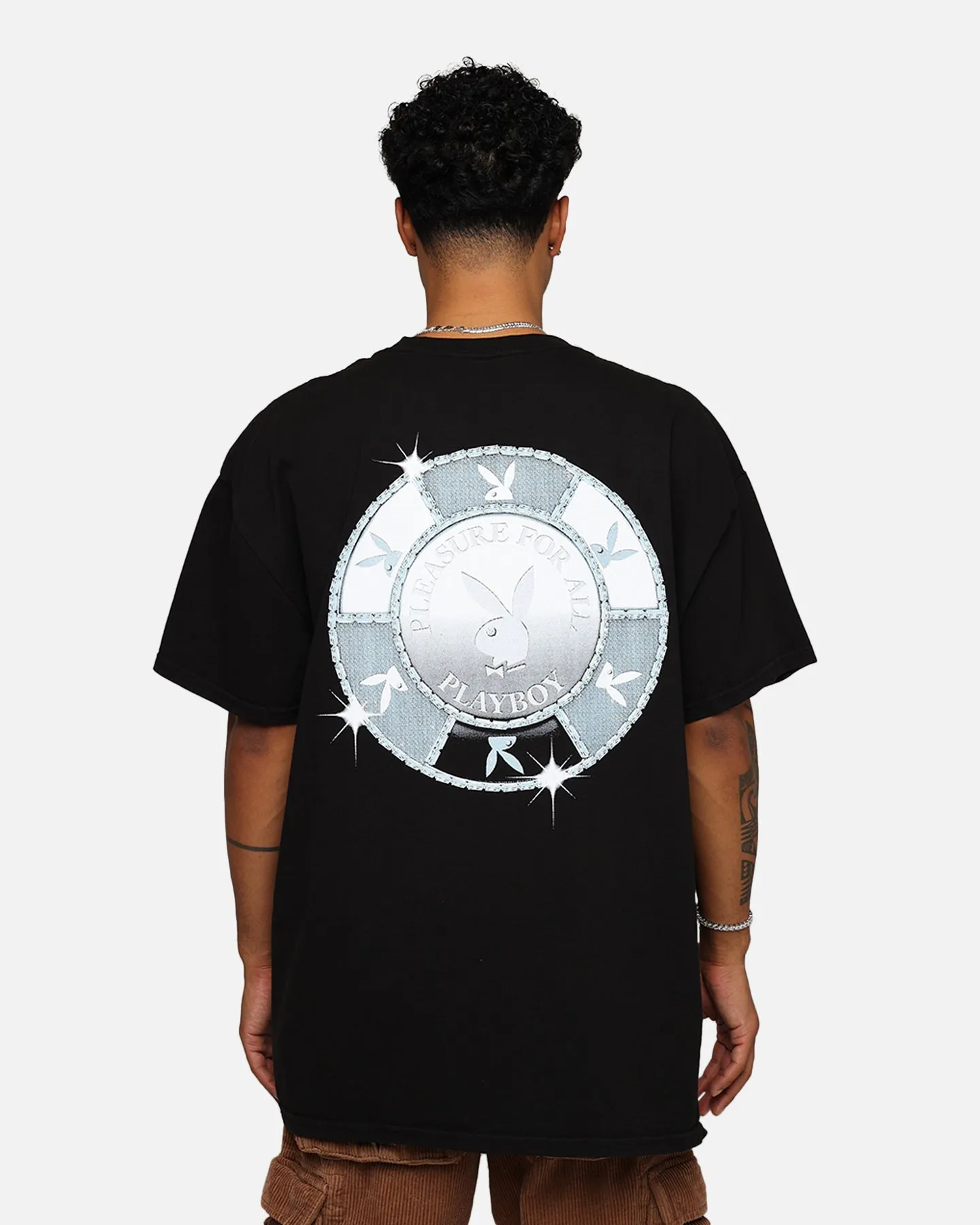 Playboy By Culture Kings Players Lounge T-Shirt Black sold by Culture Kings product image thumbnail 5