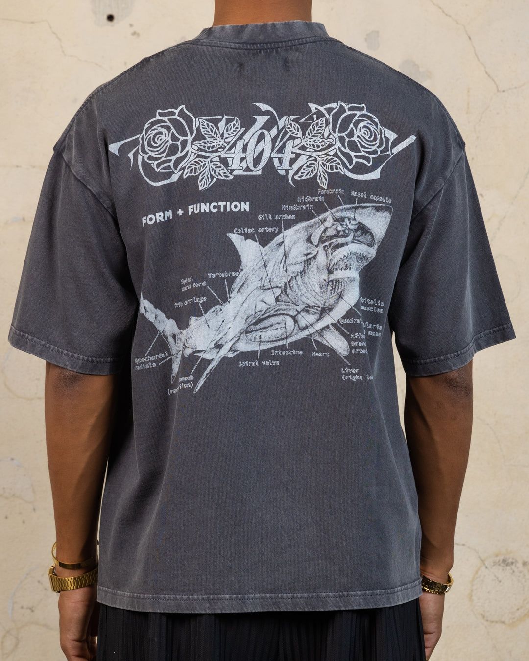 404 Riptide Vintage T-Shirt Charcoal sold by Culture Kings product image thumbnail 5
