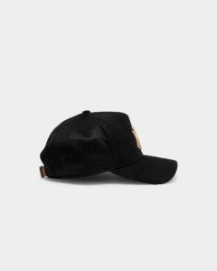 New Era New York Yankees 'Black/Tan Suede' 9FORTY K-Frame Strapback Black/Tan sold by Culture Kings