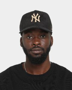 New Era New York Yankees 'Black/Tan Suede' 9FORTY K-Frame Strapback Black/Tan sold by Culture Kings