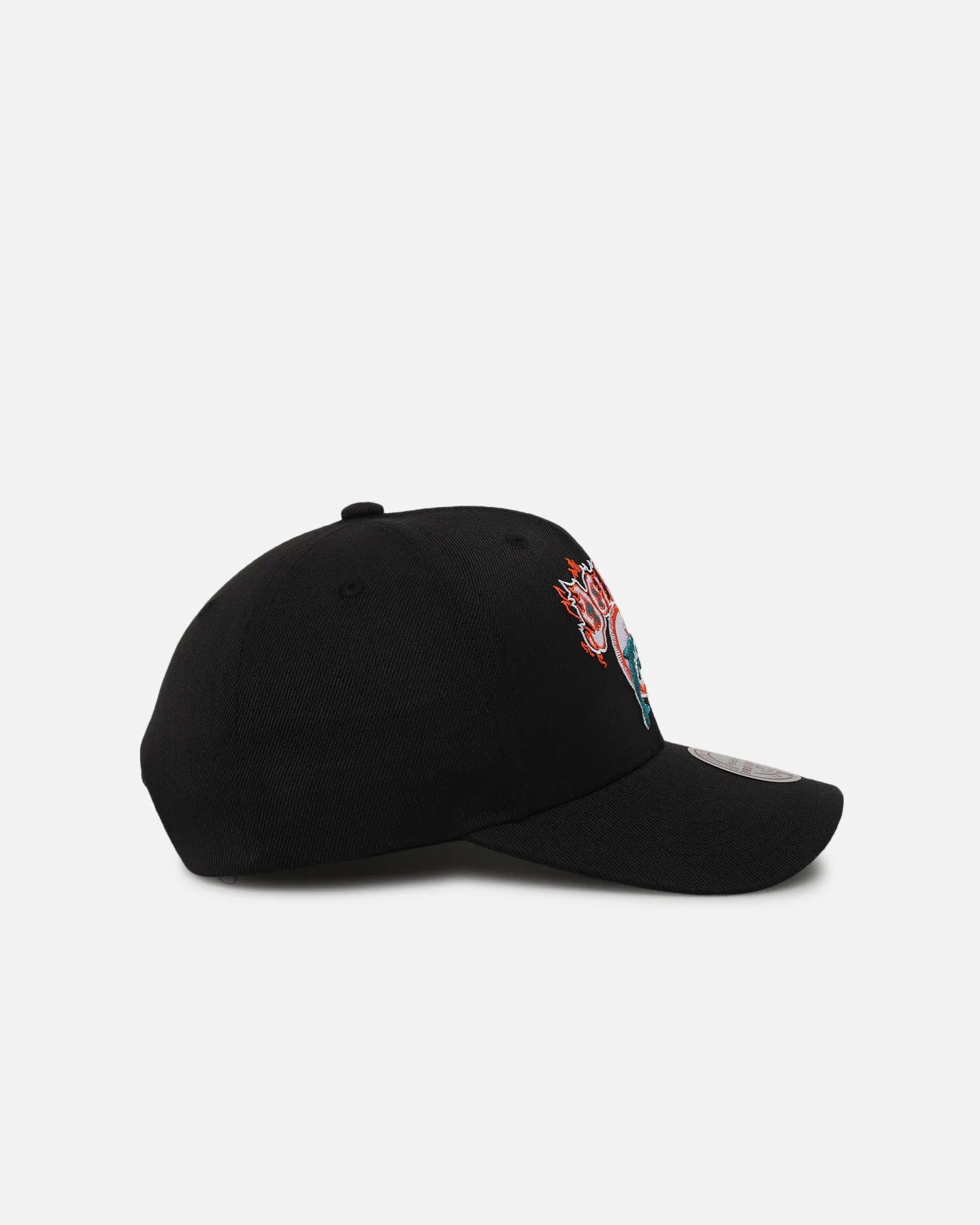 Mitchell & Ness Miami Dolphins Flames Pro Crown Snapback Faded Black sold by Culture Kings product image thumbnail 3