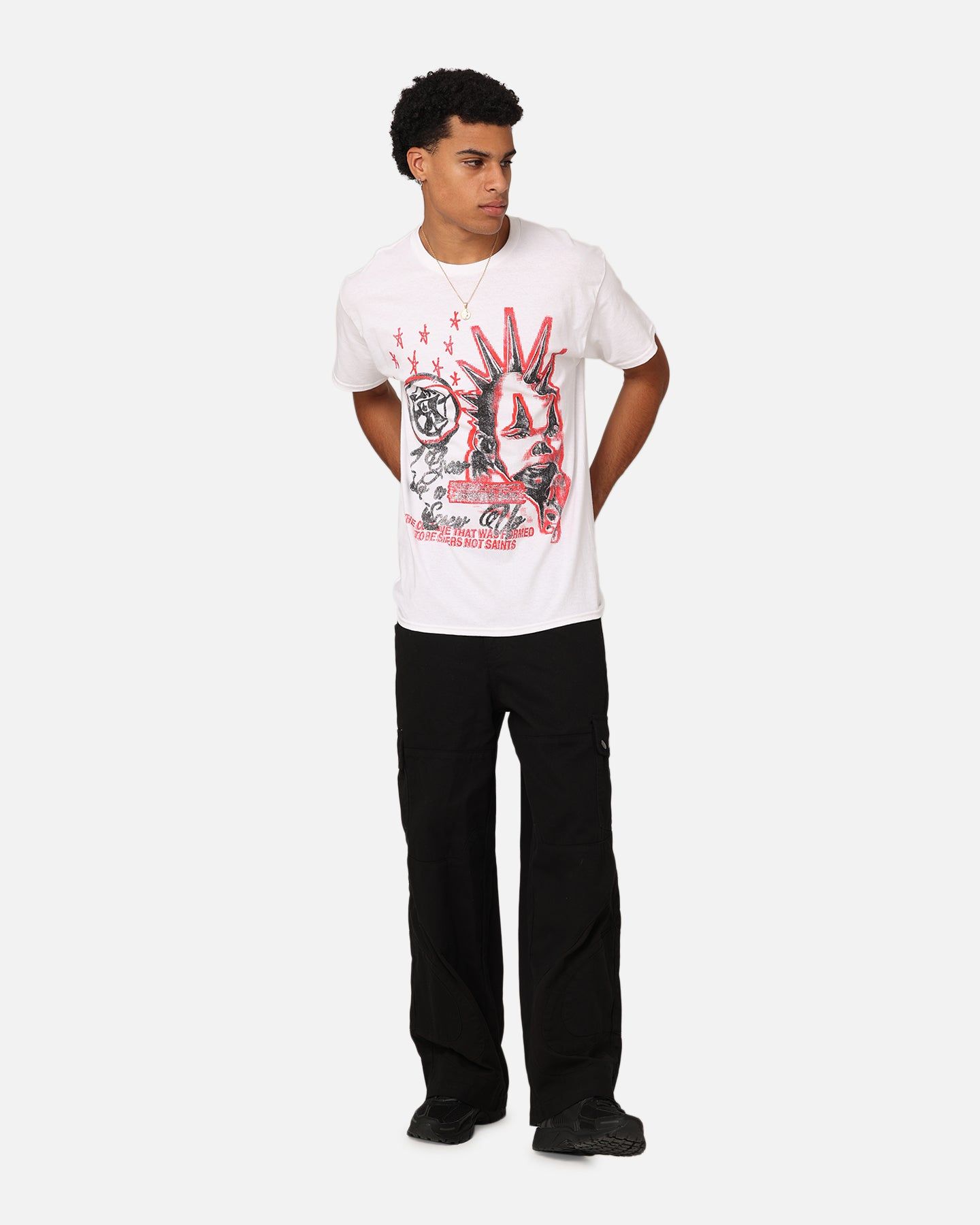 Rats Get Fat Screw Up T-Shirt White sold by Culture Kings product image thumbnail 3