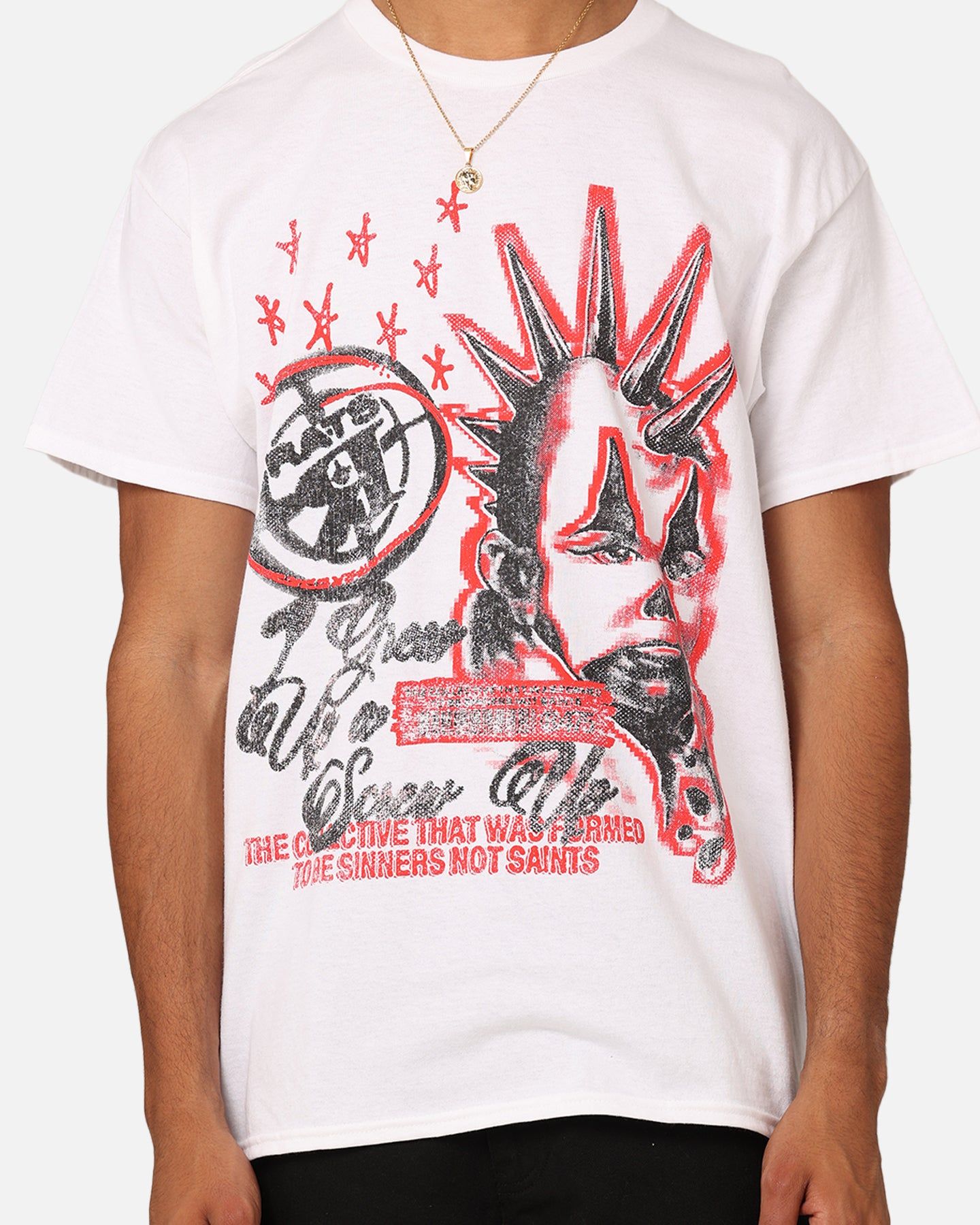 Rats Get Fat Screw Up T-Shirt White sold by Culture Kings product image thumbnail 4