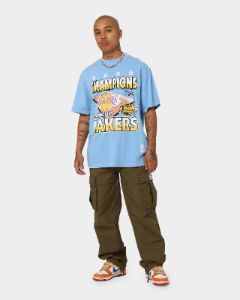 Mitchell & Ness Los Angeles Lakers On Court T-Shirt Blue sold by Culture Kings