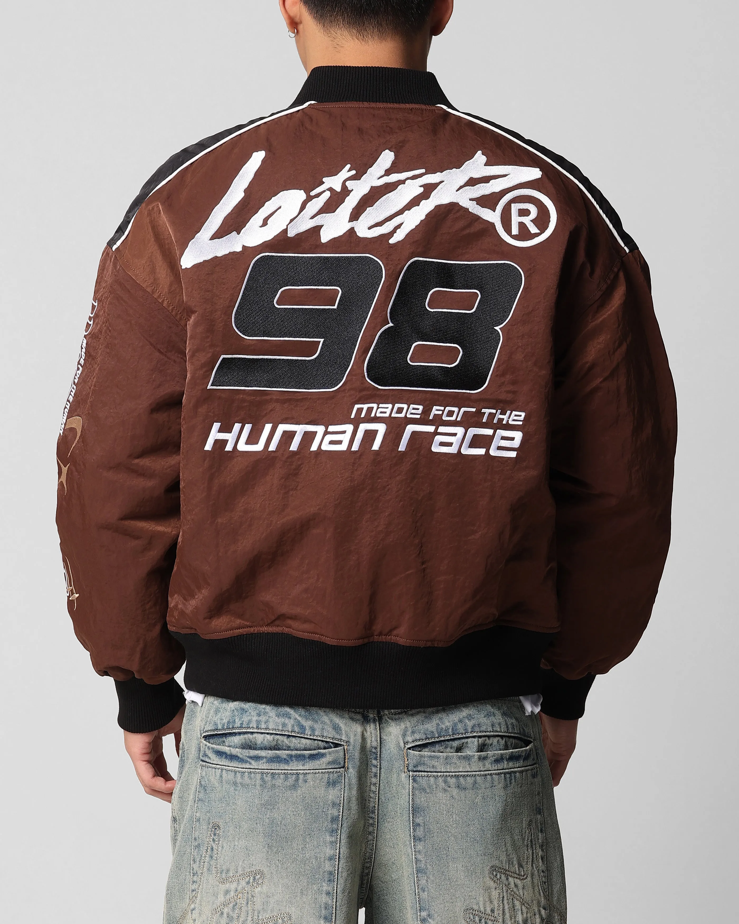 Loiter Racer Motor Jacket Brown sold by Culture Kings product image thumbnail 2