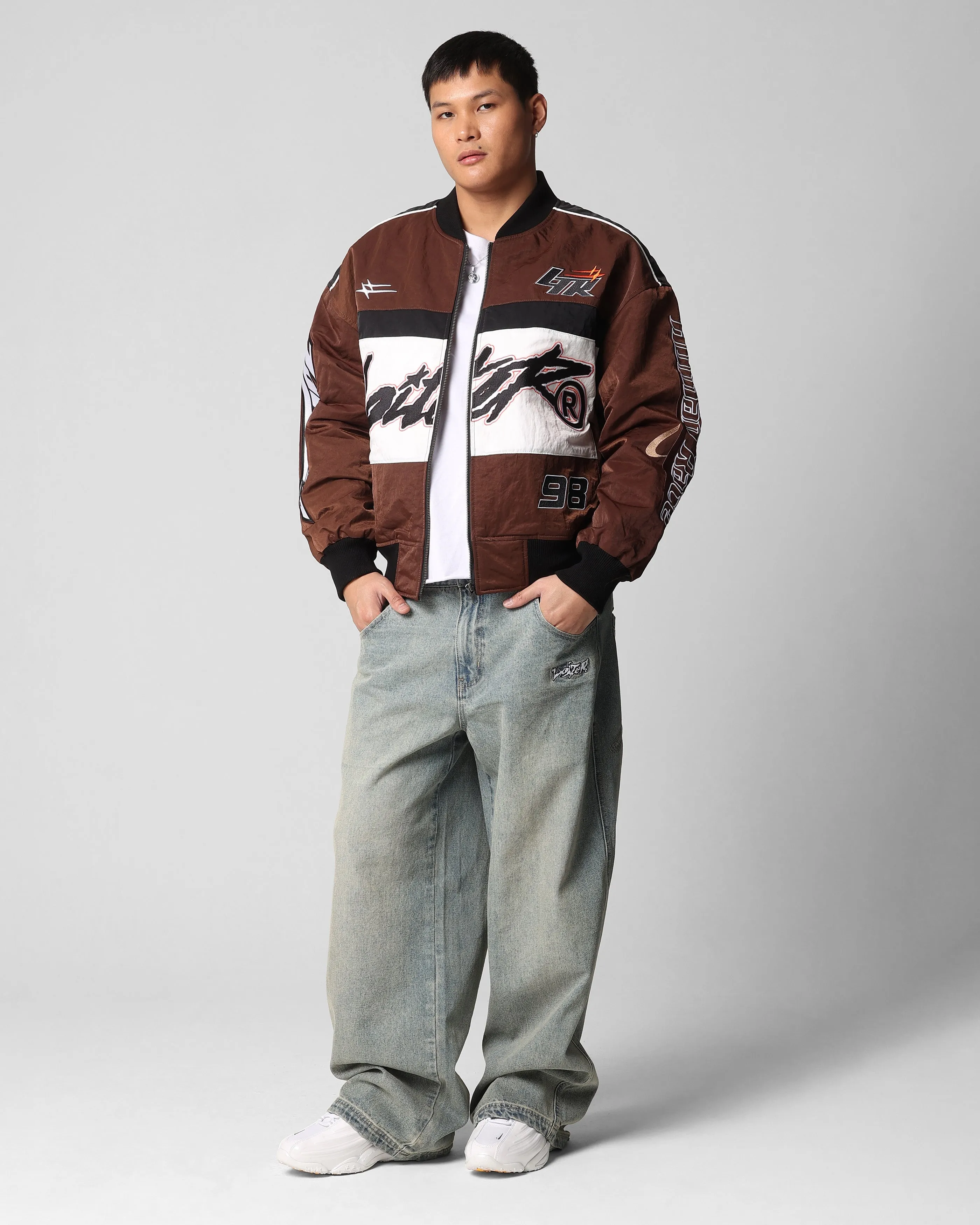 Loiter Racer Motor Jacket Brown sold by Culture Kings product image thumbnail 3