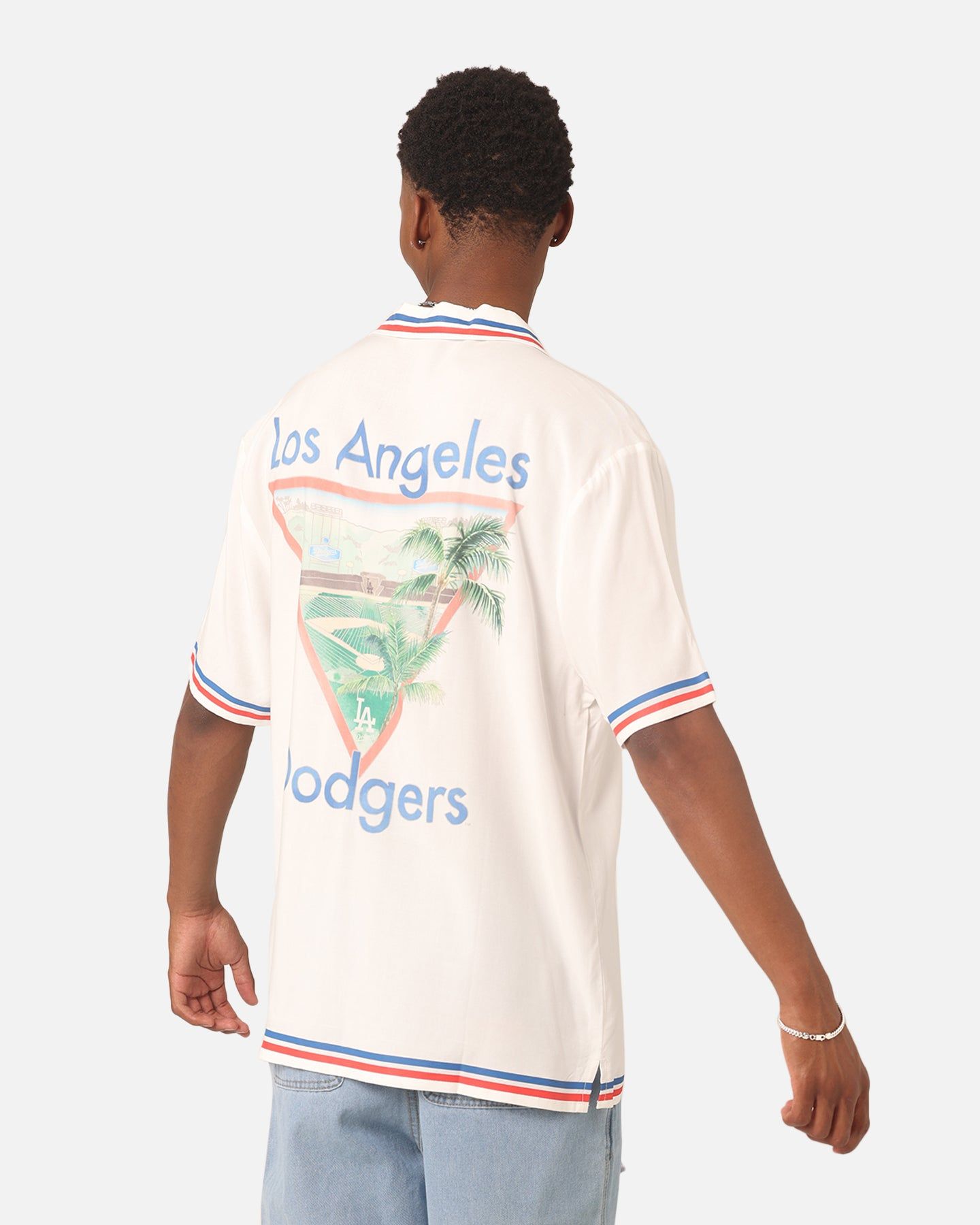 Majestic Athletic Los Angeles Dodgers MLB Team Shirt Vintage White sold by Culture Kings