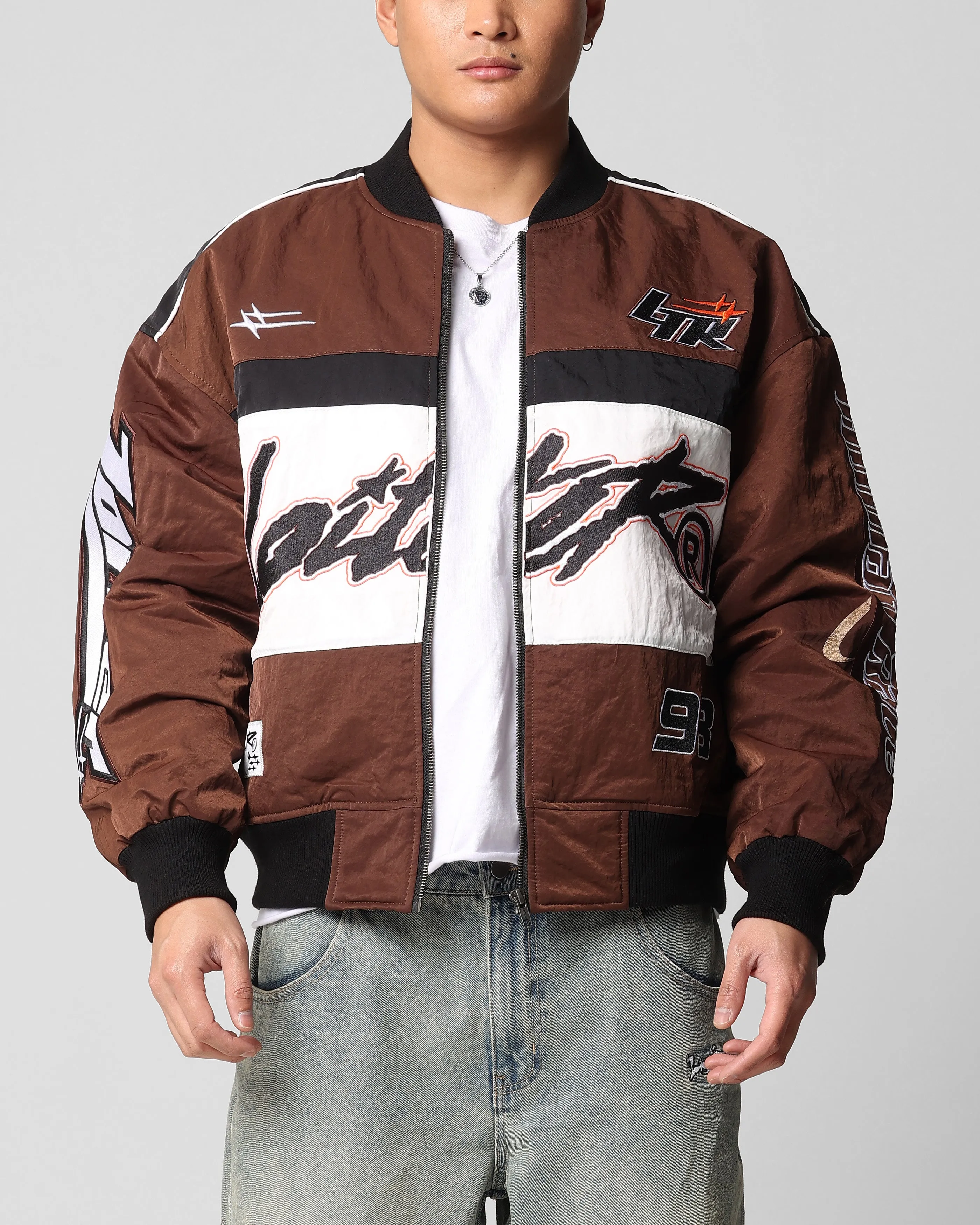 Loiter Racer Motor Jacket Brown sold by Culture Kings