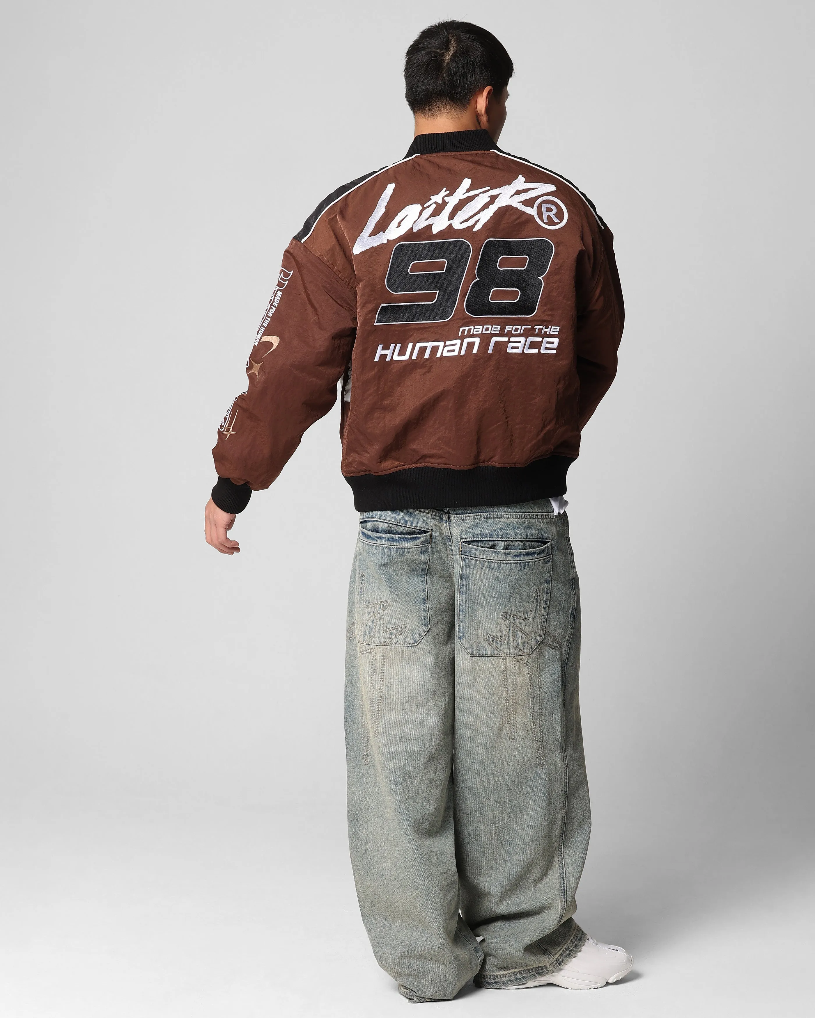 Loiter Racer Motor Jacket Brown sold by Culture Kings product image thumbnail 4