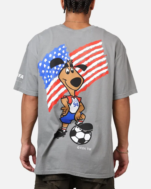 Fifa FIFA 1994 Mascot T-Shirt Washed Grey sold by Culture Kings