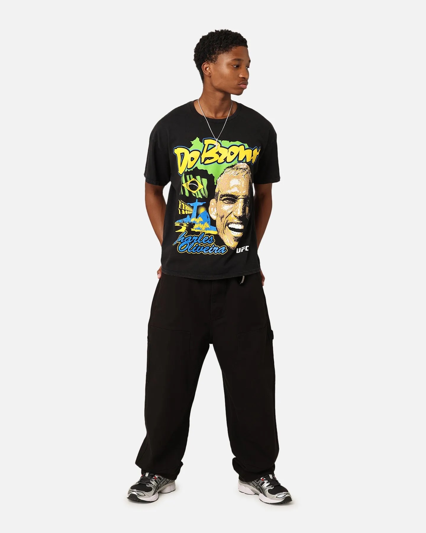 UFC By Goat Crew Charles "Do Bronx" Oliveira Hometown T-Shirt Black Wash sold by Culture Kings product image thumbnail 2