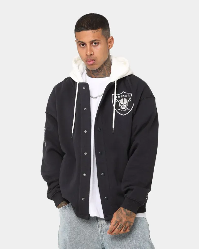 Majestic Athletic Las Vegas Raiders Fleece Replica Hooded Jacket Faded Black sold by Culture Kings
