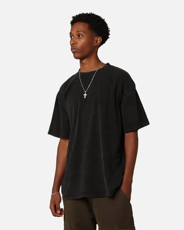 Culture Kings Standard T-Shirt Black Acidwash sold by Culture Kings