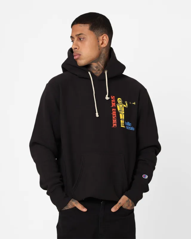 Champion X Beastie Boys Logo Hoodie Black made by Culture Kings