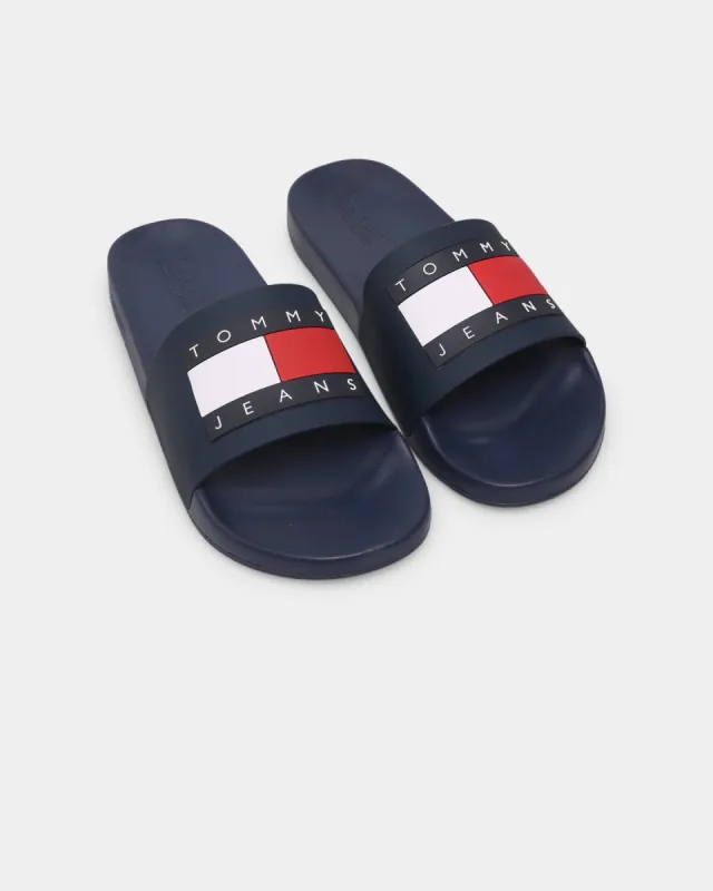 Tommy Jeans Flag Pool Slides Twilight Navy sold by Culture Kings