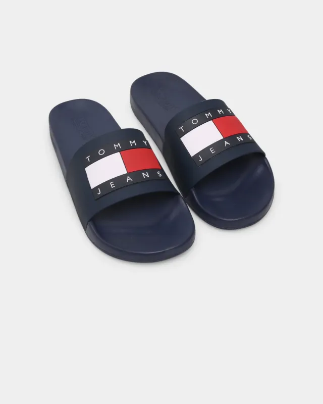 Tommy Jeans Women's Flag Pool Slides Twilight Navy sold by Culture Kings