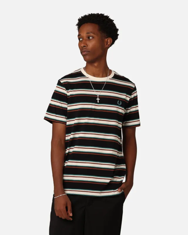 Fred Perry Stripe T-Shirt Ecru sold by Culture Kings