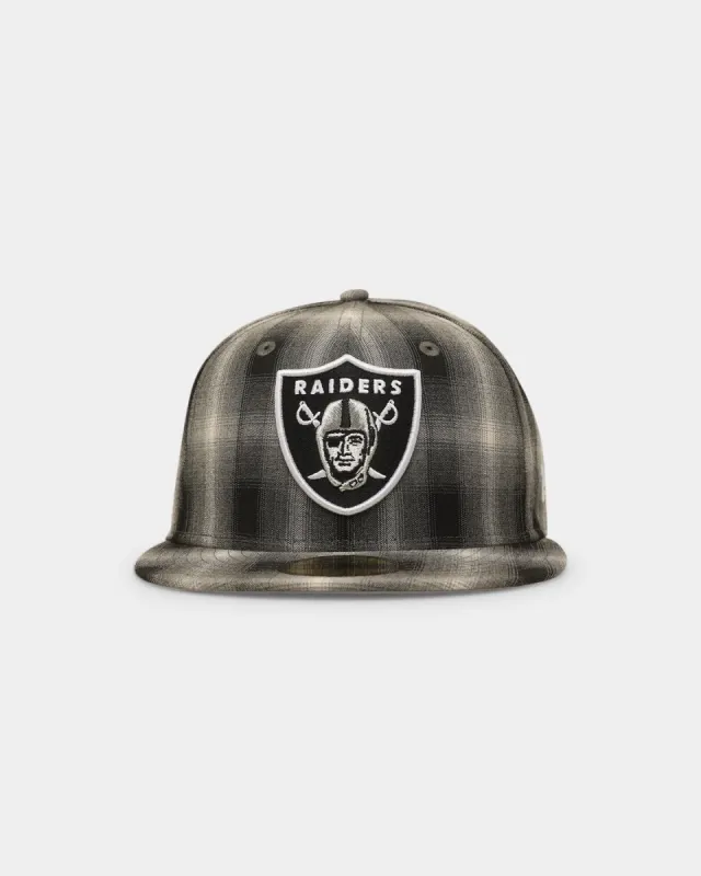New Era Las Vegas Raiders 'Full Plaid' 59FIFTY Fitted Black sold by Culture Kings