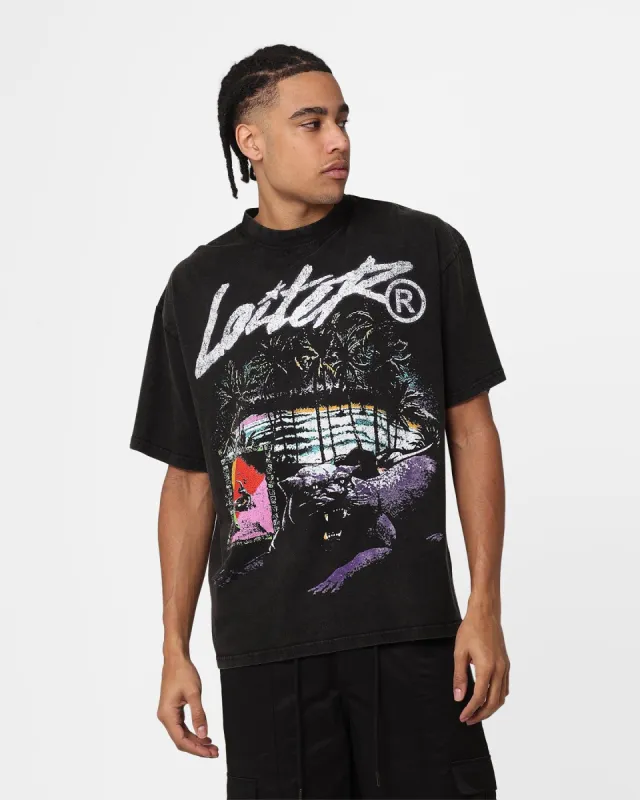 Loiter Jungle Vintage T-Shirt Black Wash sold by Culture Kings