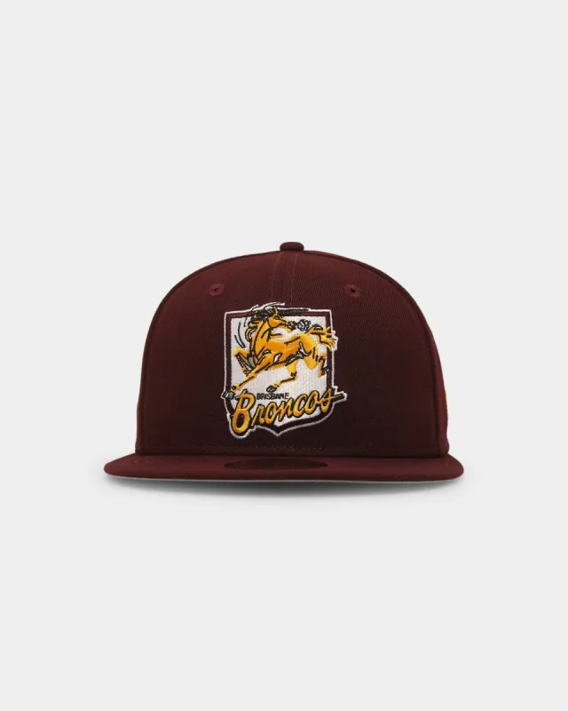 New Era Brisbane Broncos 'Retro NRL 2023' 59FIFTY Fitted Maroon sold by Culture Kings