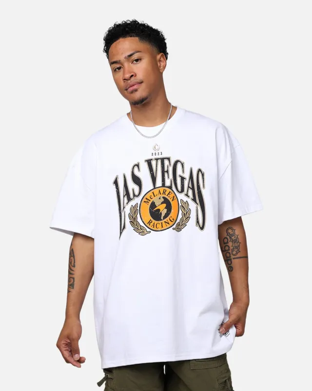 Mitchell & Ness X McLaren X Culture Kings Las Vegas Collection Vintage Sport T-Shirt White sold by Culture Kings