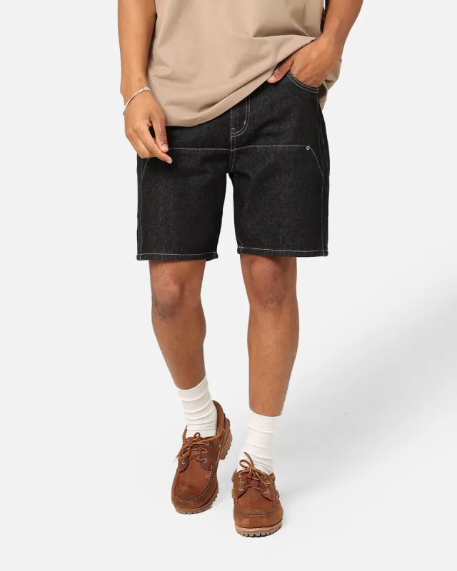 Carre Construct Denim Shorts Black sold by Culture Kings