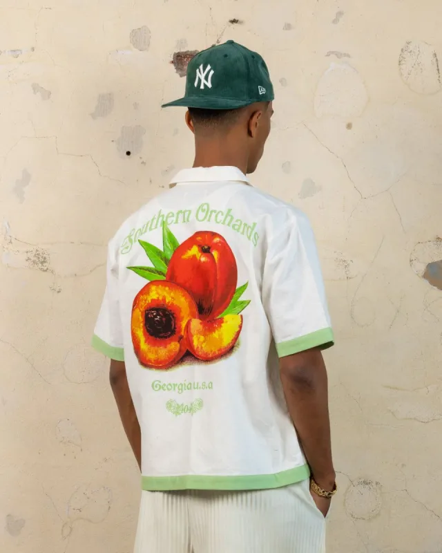 404 Southern Orchards Button Up T-Shirt Ecru sold by Culture Kings