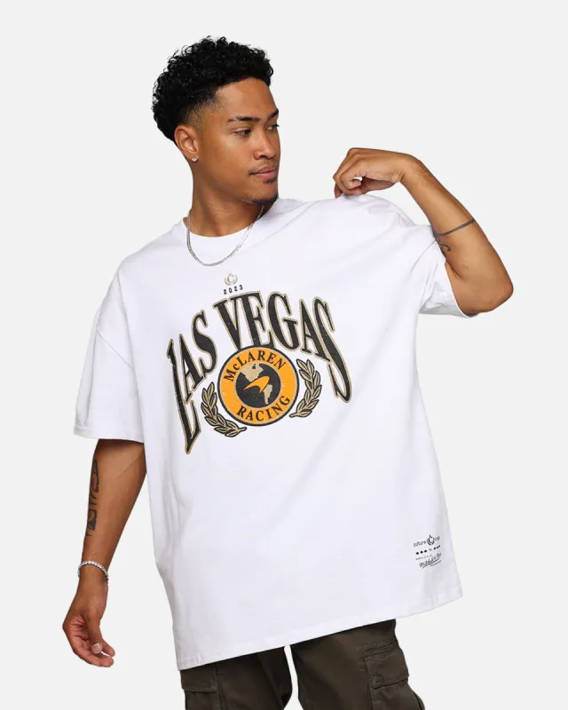 Mitchell & Ness X McLaren X Culture Kings Las Vegas Collection Vintage Sport T-Shirt Off White sold by Culture Kings